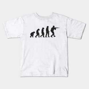 Survivalism evolution Kids T-Shirt